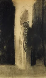 The Apparition, 1890-95 (träkol på papper)